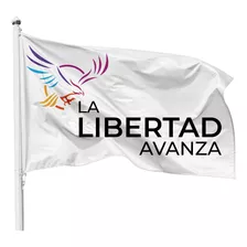 Bandera Milei La Libertad Avanza 90 X 150cm