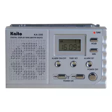 Mini Radio Reloj Am/fm Ka-208 Digital Pantalla Temporizador 3