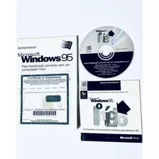 Manual Windows 95 Microsoft + Cdrom Raro Colecionador