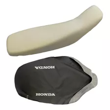 Espuma E Capa Do Banco Moto Honda Xr 250 Tornado Preto Gmb