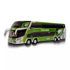 Miniatura Ônibus Da Viação Pássaro Verde New G7 30cm