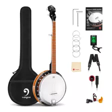 Kit De Banjo De 5 Cuerdas Principiantes Tamaño Complet...