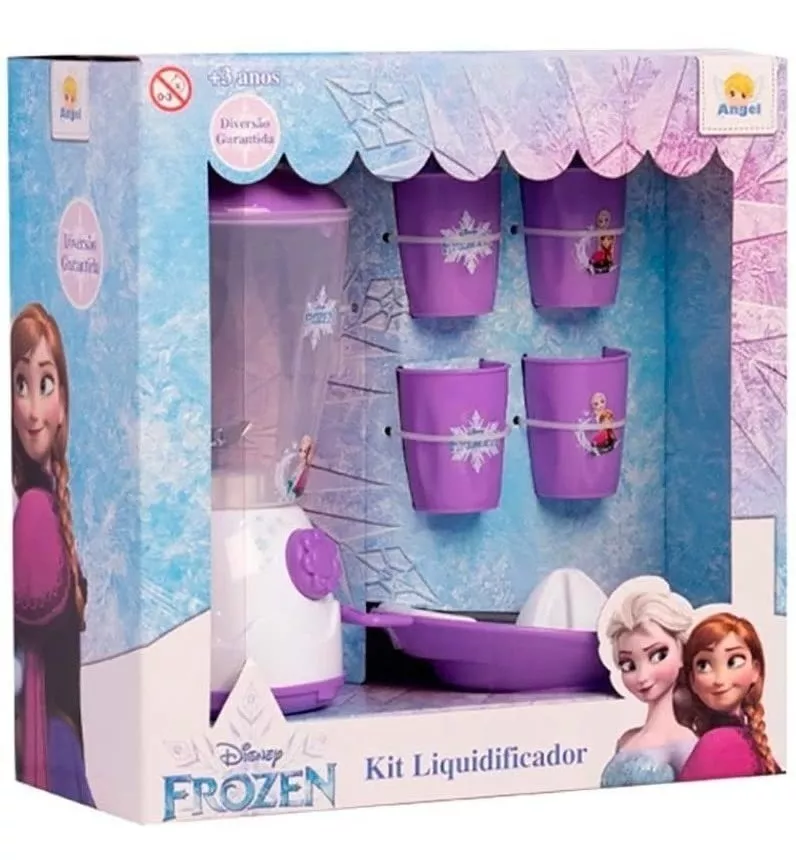 Liquidificador Da Frozen Com Copos Disney - Angel 59012