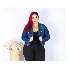 Jaqueta Feminina Jeans Plus Size