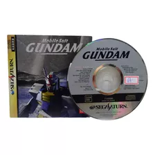 Cd Mobile Suit Gundam Sega Saturn Manual Japonês Original