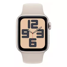 Apple Watch Se Gps (2da Gen) Caja De Aluminio Blanco Estelar De 44 Mm Correa Deportiva Blanco Estelar - M/l - Distribuidor Autorizado