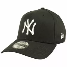 Boné Aba Curva Mlb New York Yankees Black/white Flexhat S/m