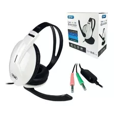 Fone De Ouvido Com Microfone Para Pc Branco Kp-418