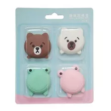 Tope De Puerta Protector P/ Pared Goma Silicona Kawaii Kids Color Amimales