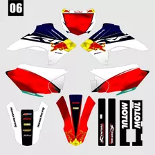 Kit Proteção De Carenagem Honda Crf 230f/250f 0,25mm Fosco 