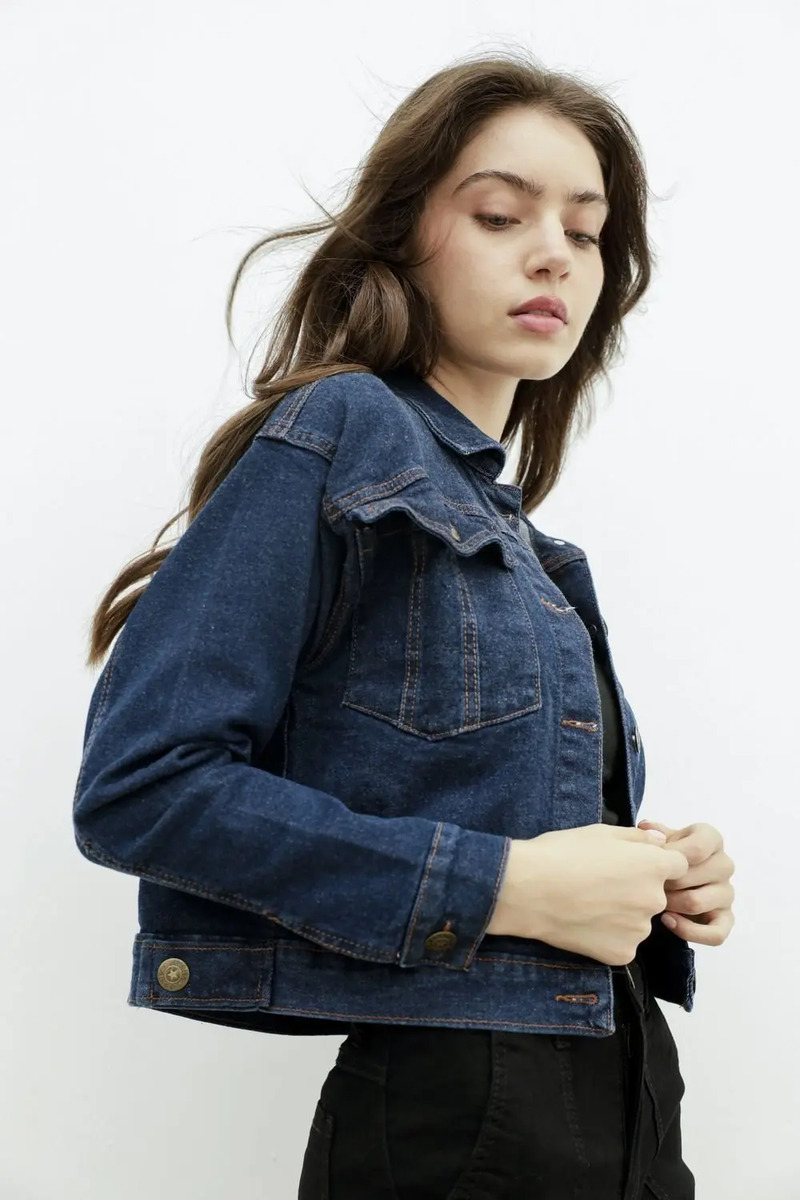 Campera Clásica Elastizada Corta Oversize Talles M- 2xl Fm