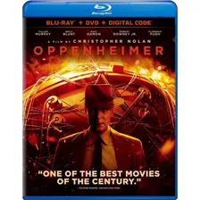 Blu-ray + Dvd Oppenheimer / De Christopher Nolan