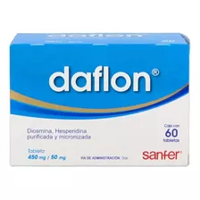 Daflon 450 Mg/50 Mg Caja Con 60 Tabletas