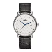 Rado De Los Hombres Coupole Classic 41 Mm Piel Negro Banda A