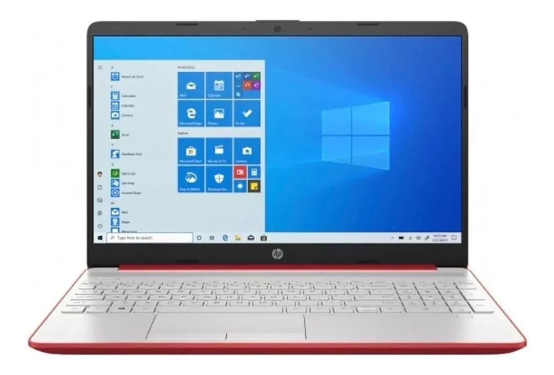 Notebook Hp 15-dw1083wm Scarlet Red 15.6 , Intel Pentium Gold 6405u  4gb De Ram 128gb Ssd, Intel Uhd Graphics 1366x768px Windows 10 Home