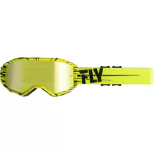 Goggles Motocross Enduro Fly Racing Zone Amarillo/ Negro Lente Dorado Armazón Amarillo