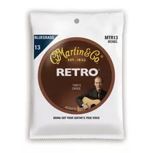 Encordado Martin & Co Mtr13 Tony Rice Retro Monel 013 - 056 Para Guitarra Acustica