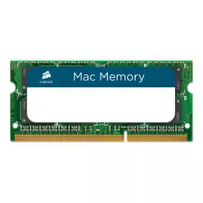 Memoria Ram Apple Sodimm Color Verde 4gb 1 Corsair Cmsa4gx3m1a1333c9