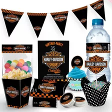 Kit Imprimible Harley Davidson, Candy Bar