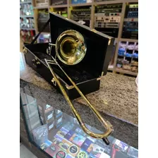 Trombone De Vara Eagle Tv 600 Laqueado Acompanha Case Luxo