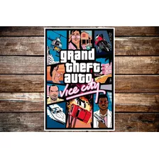 Poster Gta Vice City 47x32cm 200grms