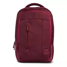 Backpack Cool Capital Zilker Wine Con Envío Gratis Color Bordó Diseño De La Tela Poliéster