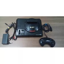 Console Mega Drive Com Controle Original 3 Botões Completo 