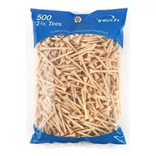 Intech 500 Pack 2 3-4 Pulgadas Tees Natural