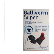 Desparasitante Galliverm Super 50 Tab Tornel