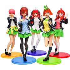 Set 5 Figuras Go Toubunnohanayome/quintuplets/nakano Sisters