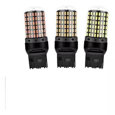 2 Focos T20 7443-7440 Canbus 144 Led No Error Altra Brillant