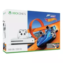 Microsoft Xbox One S 500gb Forza Horizon 3 Hot Wheels Color Blanco