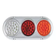 Stop Trasero De 3 Foco De 4 Pulga 57 Led Sobreponer