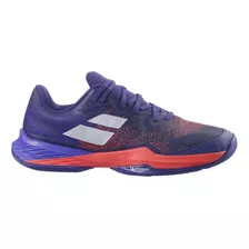 Tenis Babolat Jet Match 3 Clay Court Roxo E Laranja