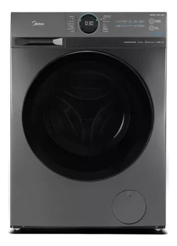 Lavasecarropas Midea Inverter Smart 12 Kg Mf200d120b/t-a1 Color Gris Oscuro
