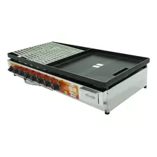 Char Broiler Grelha Picanheira C/ Chapa 1050x500 A Gás Inox