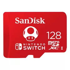 Cartão De Memória Sandisk 128gb Para Nintendo Switch