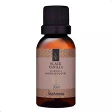 Essência A Base De Água - Hidrossolúvel 30ml - Via Aroma Essências Black Vanilla