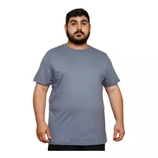 Camisetas Plus Size Masculina Básica Em Algodão Premium Top