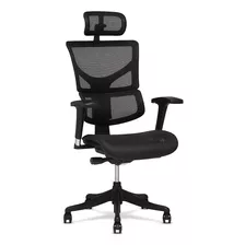 X1 Silla De Trabajo De Gama Alta, Malla Flexible Negra Con R