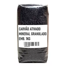 Carvão Ativado Granulado Mineral Embalagem Com 4 Kg
