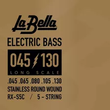 La Bella Rxs5c Encorado Para Bajo 5 Cuerdas 045 130