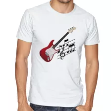 Camiseta Luxo Guitarra Musica Rock Instrumento Musico Banda