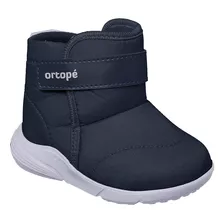 Bota Infantil Masculina Ortopé Sport Baby Azul Marinho