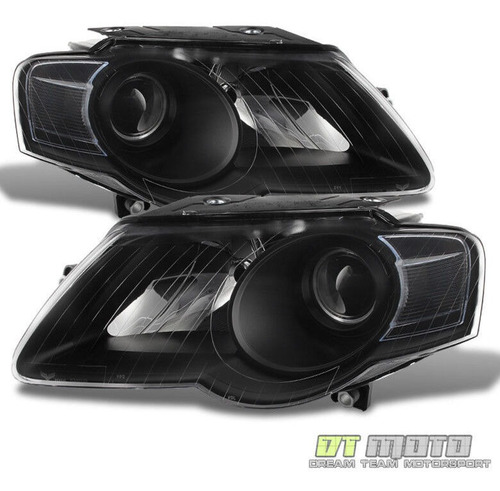 Par Faros Negro Volkswagen Passat Highline 2010 3.6l Foto 2