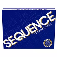 Goliath Sequence Premium Edition - Impresionante Juego Con Tablero Gigante (20.3 X 26.2 Pulgadas), Fichas Exclusivas Y Tarjetas De Lujo De, Azul, Para Mayores De 7 Años