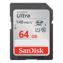 Cartão De Memória Sandisk Ultra Sdxc Uhs-i 64gb