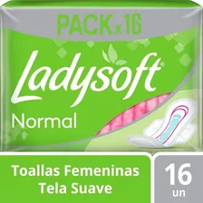 Pack X 18 Unid. Toallas Femeninas Noralas 16 Un Ladysoft T