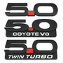 5.0 Coyote V8 Logo Para Compatible Con Ford Mustang Gt500 Ford Mustang