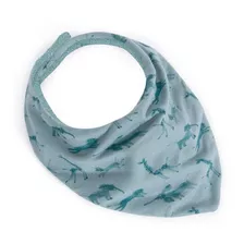 Babero Bandana Animales Baobab Gris Y Animales Azul